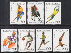 Tanzania 1018-1024 Sports MNH VF