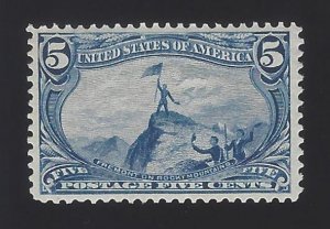 US #288 1898 Dull Blue Wmk 191 Perf 12 MNH VF Scv $330