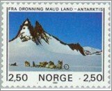 Norway Used NK 966   Sagbladet Ridge, Queen Maud Land Antarctic Multicolor 2....