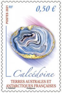 FSAT Scott #644 Calcedoine Mineral MNH