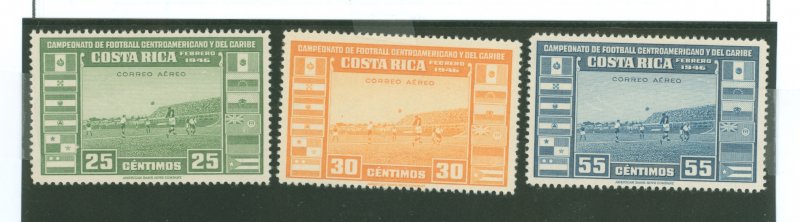 Costa Rica #C121-C123  Single (Complete Set) (Soccer)