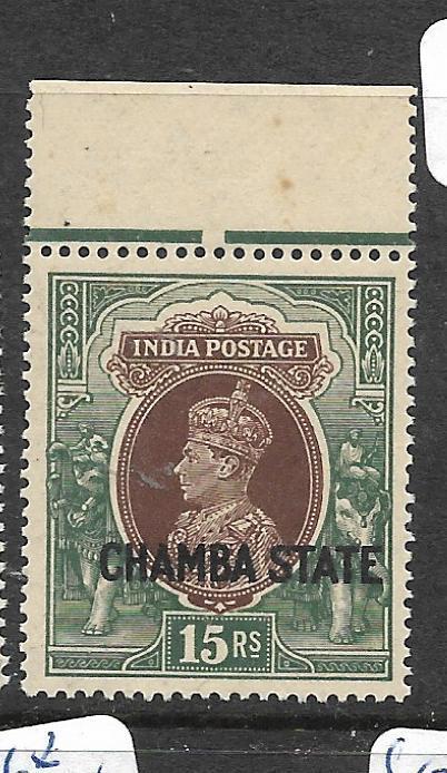 INDIA CHAMBA  (PP2905B)  KGV1  15R  SG 98     MNH