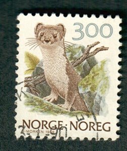 Norway #880 used single