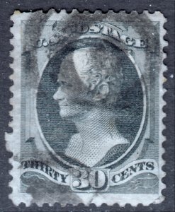 #165 Used, F-VF, Light cancel (CV $135 - ID25133) - Joseph Luft