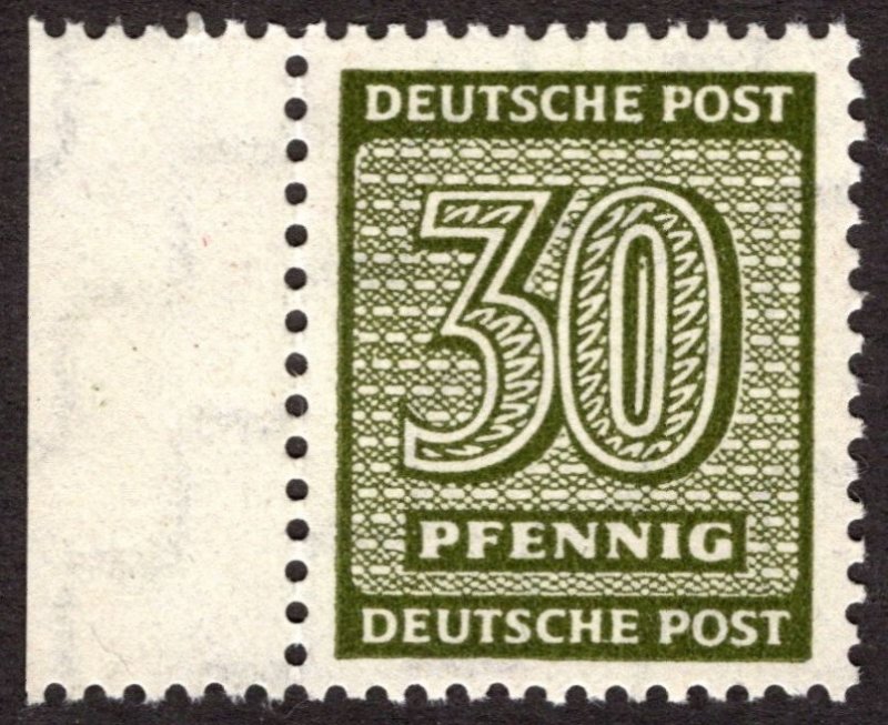 1945, Germany, West Saxony, 30pf, MNH, Sc 14N10