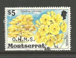 Album Treasures Montserrat Scott # O154 Flowering Trees VF Used CDS