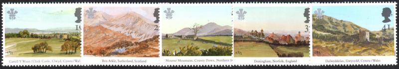 Great Britain Scott 1548-1552 MNH complete set - Countryside