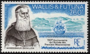 WALLIS & FUTUNA 1987 Arrival of 1st Missionary Anniversary; Scott C155; MNH