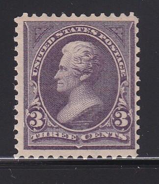 268 F-VF original gum lightly hinged nice color scv $ 38 ...