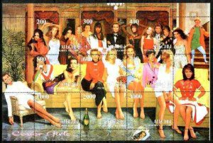 ABKHAZIA - 1999 - Cover Girls - Perf 9v Sheet - M. N.H. - Private Issue