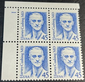 U.S.# 2188-MINT NEVER/HINGED--UL PLATE # BLOCK OF 4(P#1) ----1988