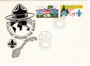 Norway 1975 Sc 656-7 FD MAX CARD