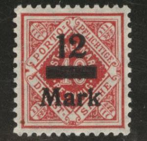 Germany State Wurttemberg Scott o66 MH* official stamp