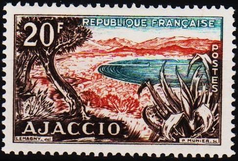 France.1954 20f S.G.1211 Mounted Mint