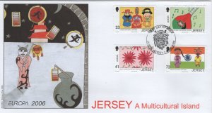 Jersey 2006 FDC Sc 1203-1206 Multiculturalism EUROPA Set of 4