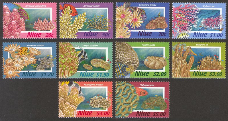 Niue 1996 Scott #684-693 Mint Never Hinged