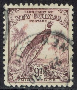 NEW GUINEA 1932 UNDATED BIRD 9D USED