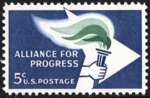 SC#1234 5¢ Alliance For Progress Issue (1963) MNH