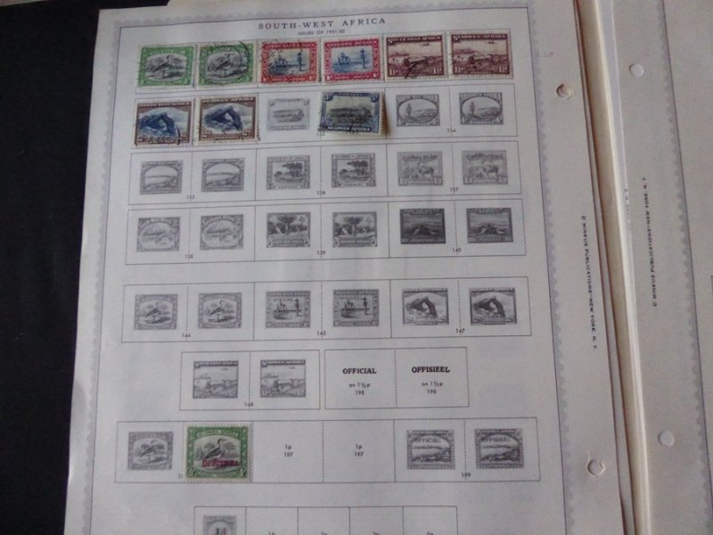 South West Africa 1923-1986 Stamp Collection on Album Pages