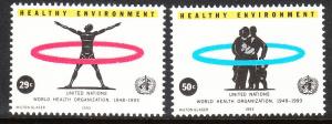 624-25 United Nations 1993 Healthy Environment MNH