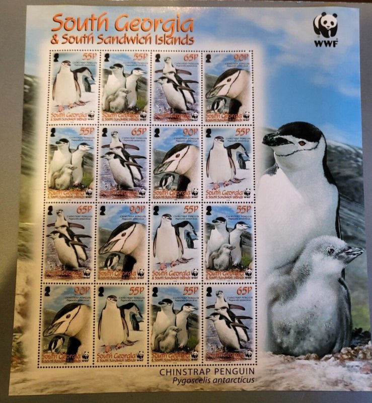 Stamps South Georgia Scott #367-70 never hinged
