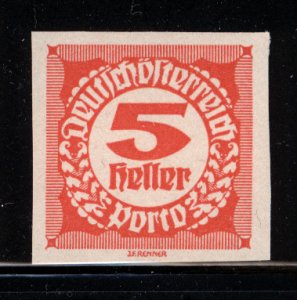 Austria 1920  Scott #J93 MNH