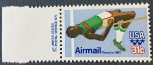 US #C97 MNH Single w/USPS Selvage Olympic SCV $.70 L10
