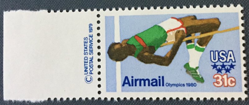 US #C97 MNH Single w/USPS Selvage Olympic SCV $.70 L10