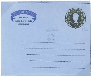 GB QEII 9d Cover STO Postal Stationery *Air Line Aerogramme* {samwells}WW190