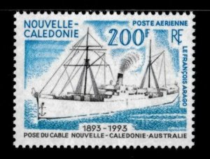 New Caledonia Air Post 1993 - Atlantic Telephone Cable - Single Stamp - MNH