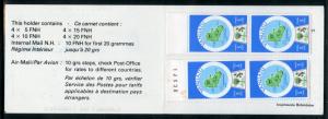 VANUATU 280-284 X 4 MH COMPLETE BOOKLET BIN $10.00 FLAG