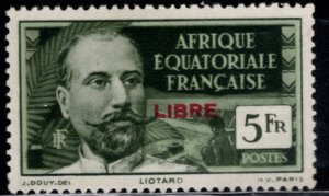 French Equatorial Africa Scott 120 MH* 1940 stamp