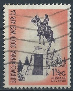 South West Africa 1961 - 1½c Soldier Monument - SG173 used