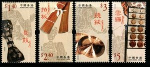 HONG KONG SG1193/6 2003 TRADITIONAL INSTRUMENTS MNH 