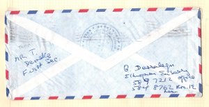 ETHIOPIA Cover ADDIS ABABA UNIVERSITY GB Air Mail Surrey Sanderstead 1977 FL78