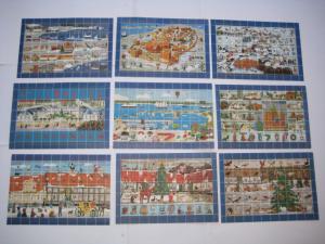 Denmark. 9 Christmas Sheet Mnh. Local Kalundborg 1986-87-88-89-90-91-92-93-94.