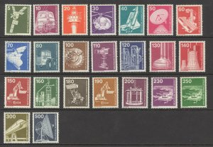 Germany Sc# 1170-1192 MNH 1975-1982 Industry and Technology