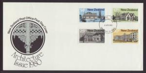 New Zealand 707-710 Architecture U/A FDC