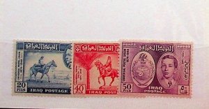 IRAQ Sc 130-32 NH ISSUE OF 1949 - UPU. Sc$16.50