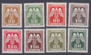 1943 Germany Reich Bohemia and Moravia D13,D15,D17-D20,D22,D24 Coat of arms