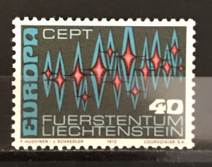 Liechtenstein 1972 #504, MNH, CV $.45