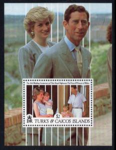 Turks and Caicos 922 Souvenir Sheet MNH VF