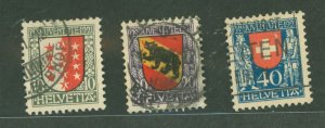 Switzerland #B18-B20 Used Single (Complete Set)