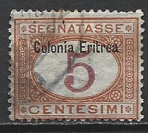 COLLECTION LOT 20085 ERITREA #J1 1903 CV+$47