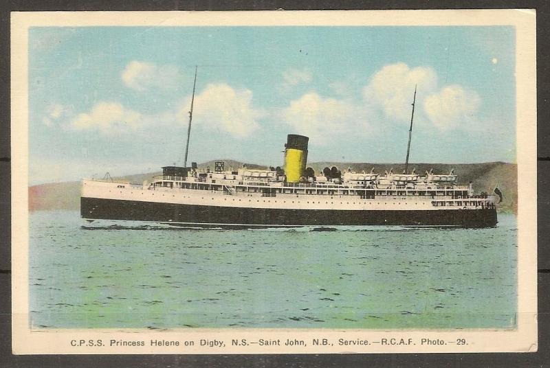 New Brunswick Early Unused PPC Princess Helene