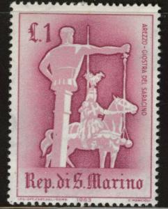 San Marino Scott 554 MNH** from 1963 Knight set