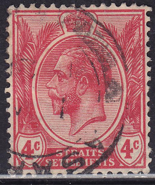 Straights Settlement 183 USED 1921 King George V