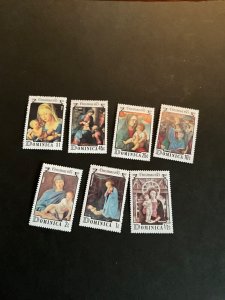 Stamps Dominica Scott #447-53 never hinged