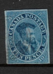 Canada #7 Very Fine Used With Tiniest Barely Visible Corner Crease *With Cert.*