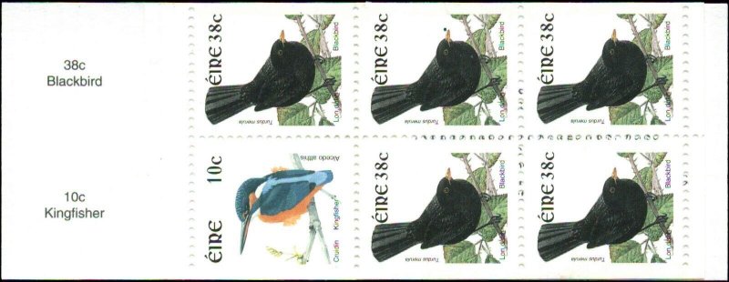 Ireland Scott #1371b Complete Booklet  Mint Never Hinged 